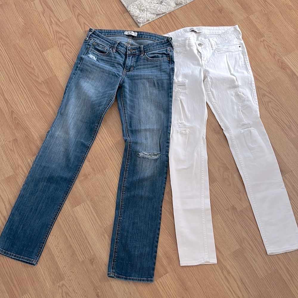 2 pair Hollister Jeans